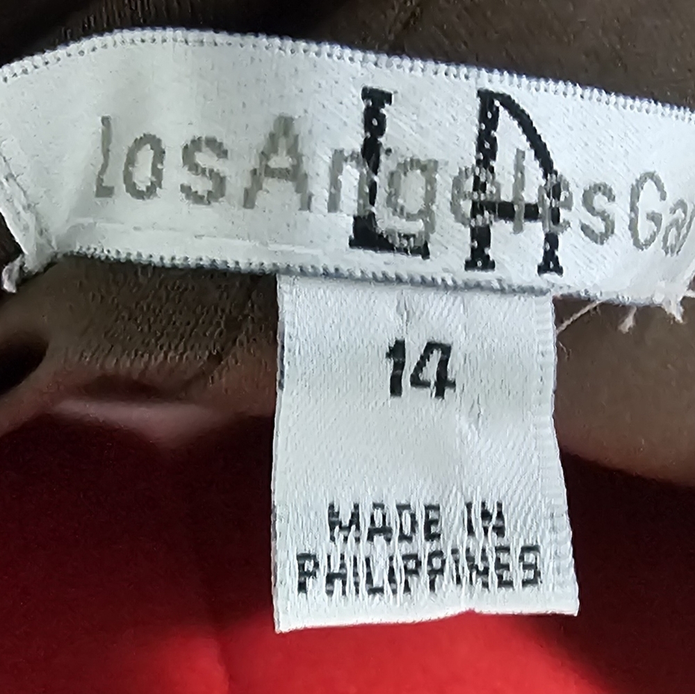 Vintage 90s LA gal dress
